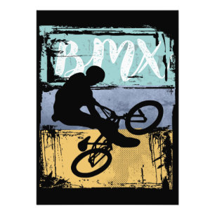 Impression Photo BMX Tee - Vintage Retro BMX Bike Rider