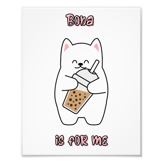 Impression Photo Boba est pour moi (Devant)