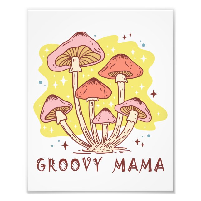 Impression Photo Boho Retro Super Mama (Devant)