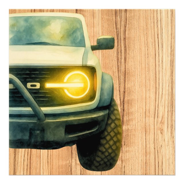 Impression Photo Bois de Bronco (Devant)