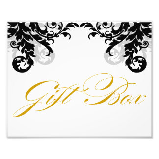 Impression Photo Boîte cadeau Mariage 8x10 Flourish Signal pour enc