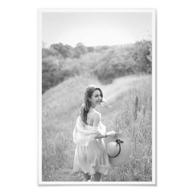 Impression Photo Bonjour printemps. (Devant)