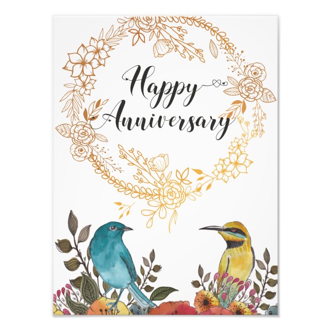 Impression Photo Bonne fête félicitations mariage mari mariage (Devant)