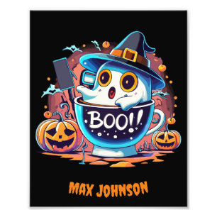 Impression Photo Boo ! Halloween - Creepin' It Real Orange Black