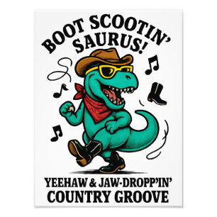 Impression Photo Boot Scootin’ Saurus!