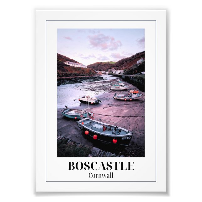 Impression Photo Boscastle, Cornouailles (Devant)