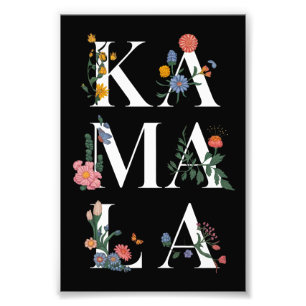 Impression Photo Botanical Kamala Harris Voter Floral 2024