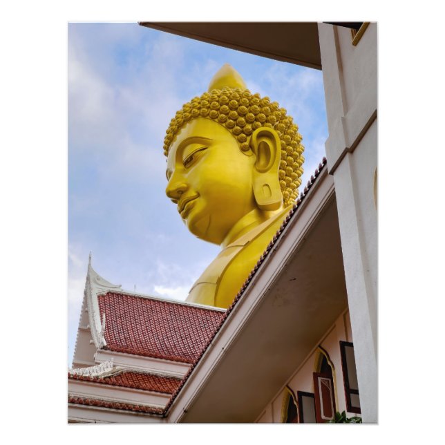 Impression Photo Bouddha d'or en Thaïlande (Devant)