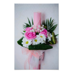 Impression Photo Bougie de baptême