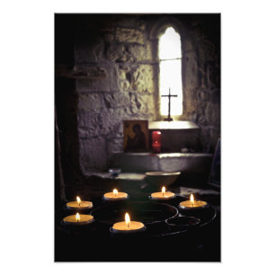 Impression Photo Bougies d'abbaye d'Iona