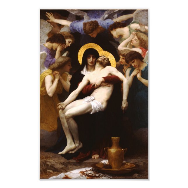 Impression Photo Bouguereau Pieta Imprimer (Devant)