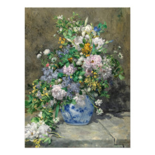 Impression Photo Bouquet de printemps de Pierre-Auguste Renoir