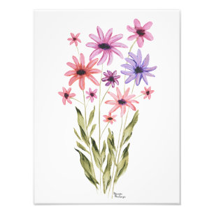 Impression Photo Bouquet Whimsical de fleurs