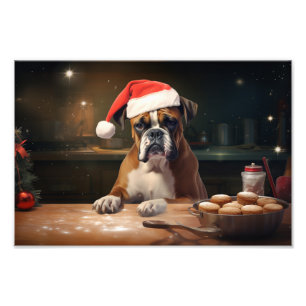 Impression Photo Boxer Christmas Cookies Festive Festive