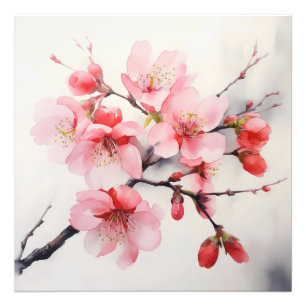 Impression Photo Branche de cerisier rose Printemps