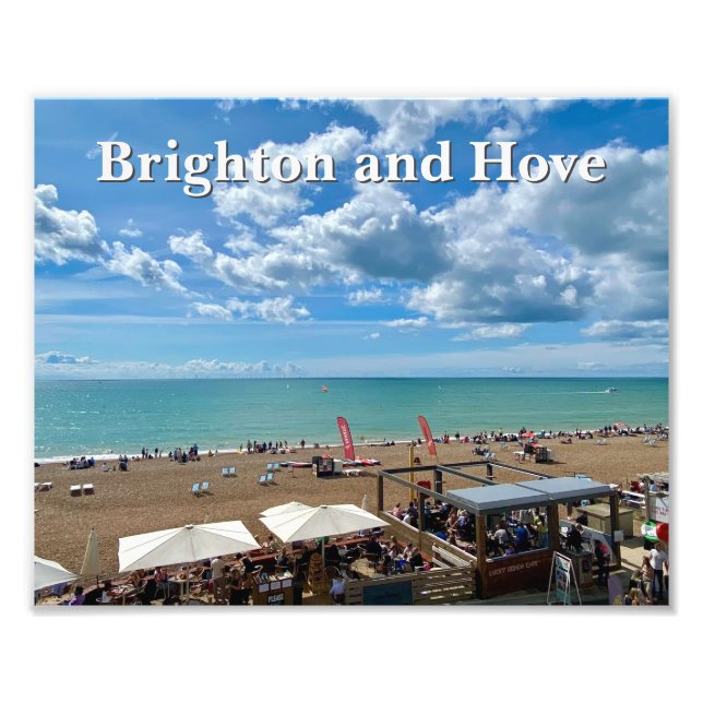 Impression Photo Brighton et Hove Beach en été (Devant)