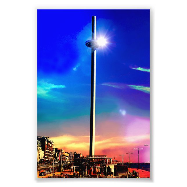 Impression Photo Brighton Seafront avec i360 (Devant)