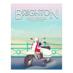 Impression Photo Brighton Union Vintage jack scooter de voyage
