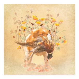 Impression Photo Brittany Spaniel, Chasse Pheasant Coffee Mug T-Sh