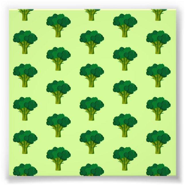 Impression Photo Brocoli vert légume alimentation saine légume (Devant)