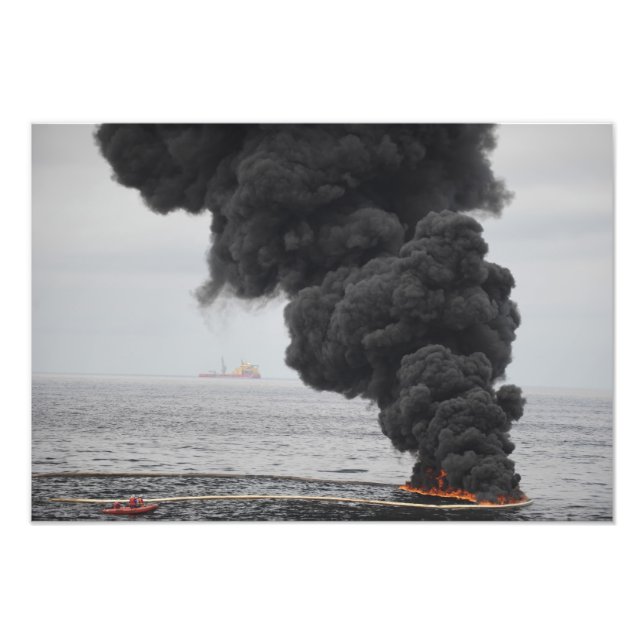 Impression Photo Brûlures d'huile concentrée rassemblées (Devant)