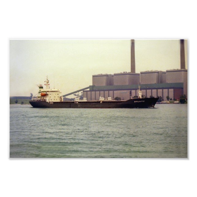 Impression Photo Brunto M/V des Grands Lacs sur la rivière St. Clai (Devant)