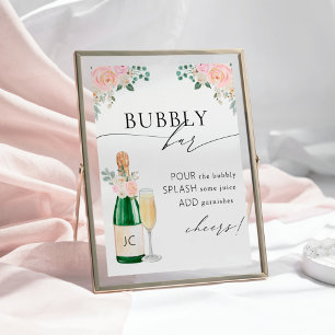 Impression Photo Bubbly Bar Mariage
