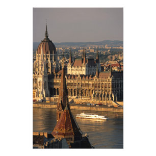 Impression Photo Budapest, Hongrie, Danube, Parlement