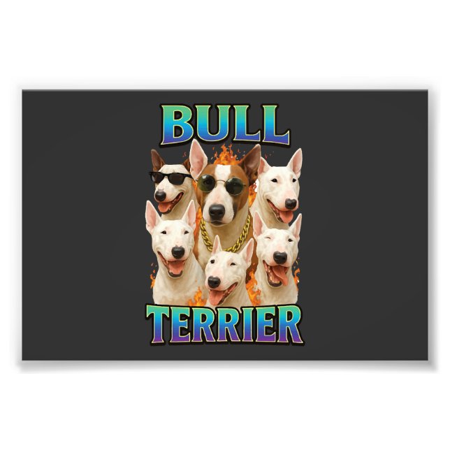 Impression Photo Bull Terrier  (Devant)