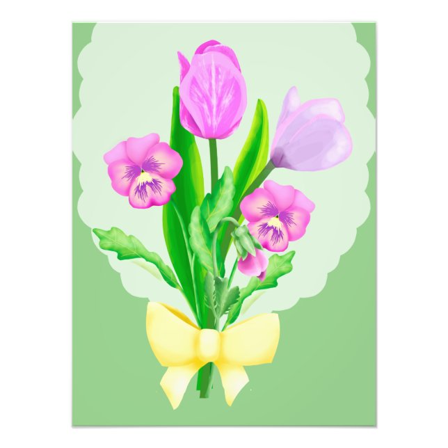 Impression Photo Bunch of Spring Flower 2 (Devant)