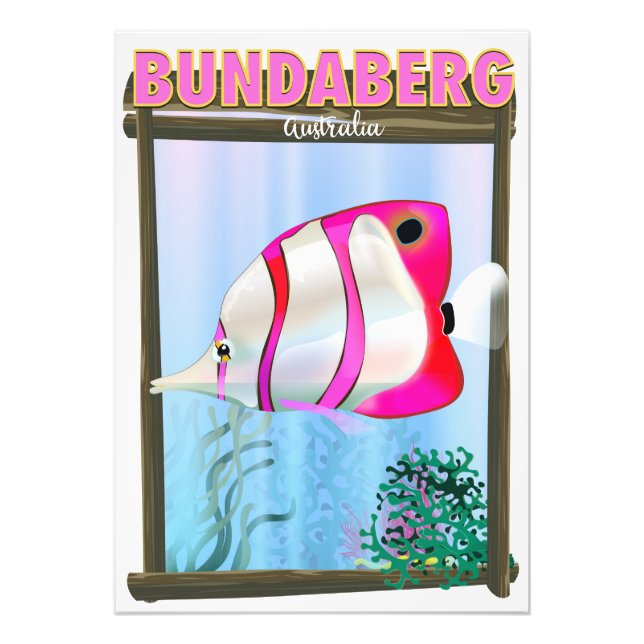 Impression Photo Bundaberg Australie affiche de voyage (Devant)
