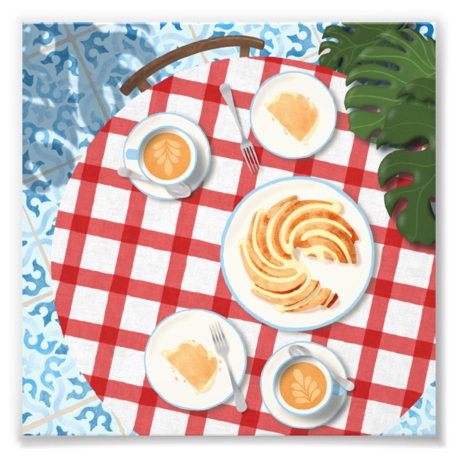 Impression Photo Bundt Cake and Coffee for Two (Devant)