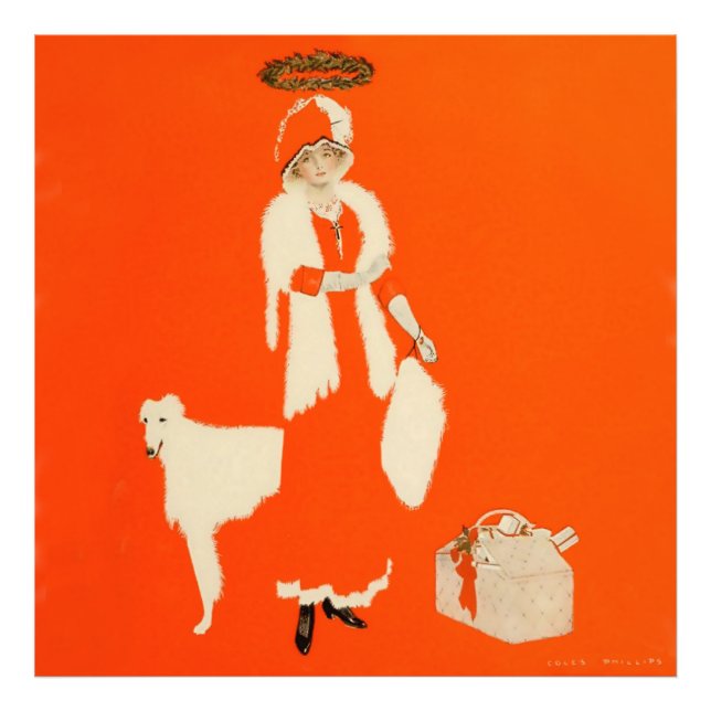 Impression Photo C Coles Phillips « Sainte d'aujourd'hui » Fadeaway (Devant)