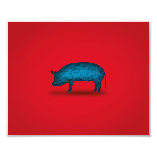 Impression Photo Ça va faire du cochon... (Devant)