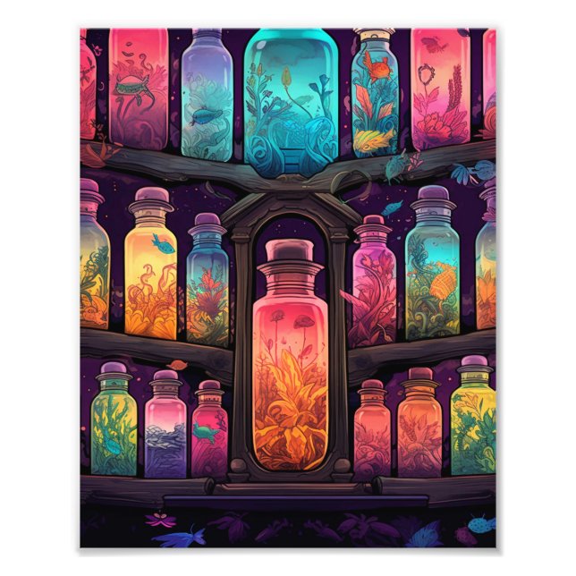 Impression Photo Cabine de sorcière mystique (Devant)