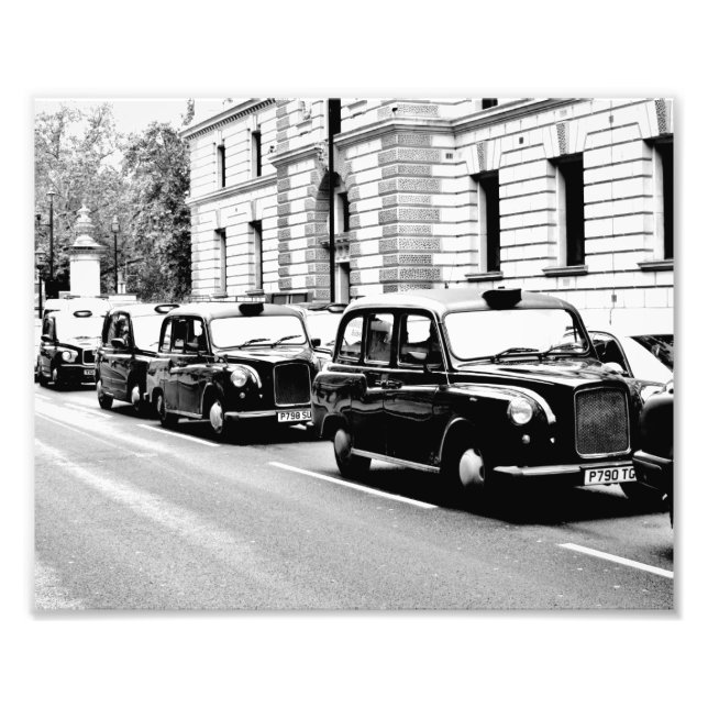 Impression Photo Cabines noires Londres (Devant)