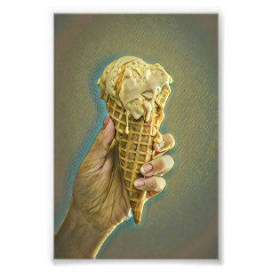 Impression Photo Cadeau amoureux de crème glacée
