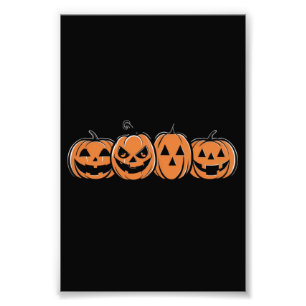 Impression Photo Cadeau de citrouille Halloween automne Action de g
