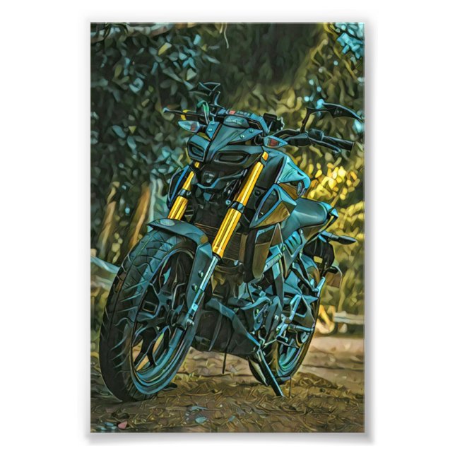 Impression Photo Cadeau moto (Devant)