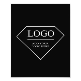 Impression Photo Cadeau personnalisé d'anniversaire noir et blanc d