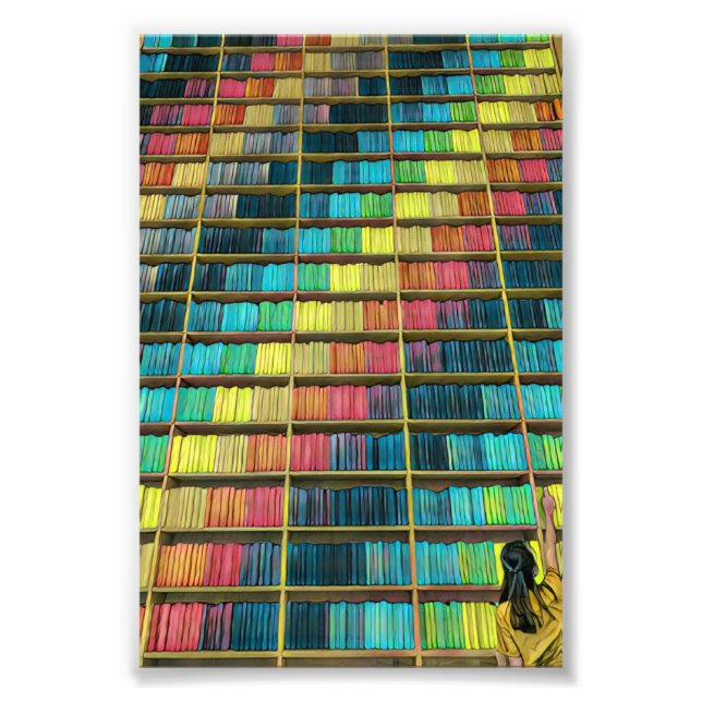 Impression Photo Cadeau pour les amateurs de bibliothèque (Devant)
