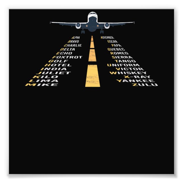 Impression Photo Cadet de pilote d'appareil phonétique Cadet d'avio (Devant)