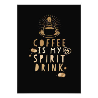 Impression Photo Café Lover Le café est mon esprit Boire