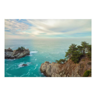 Impression Photo California Big Sur McWay Falls Cove