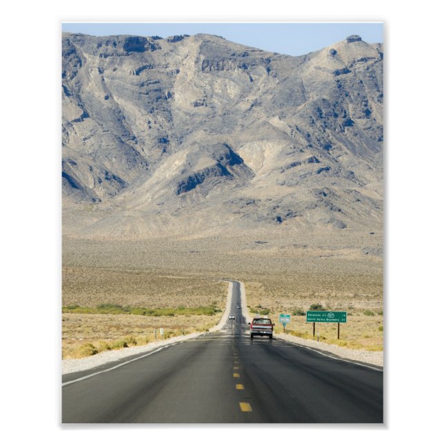 Impression Photo California & Nevada State Line (Devant)