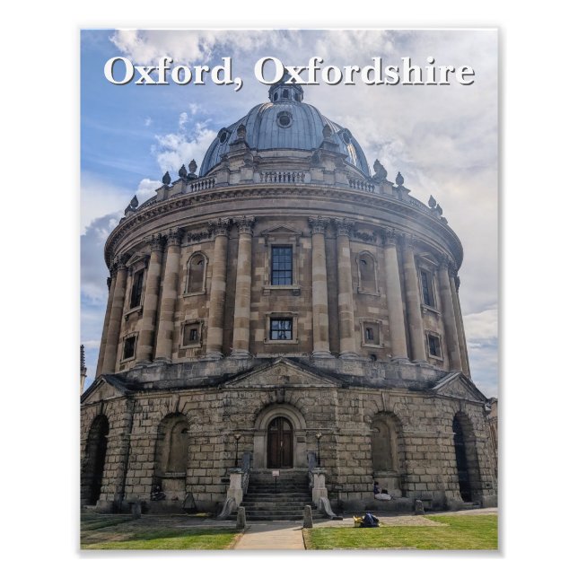 Impression Photo Caméra Radcliffe à Oxford (Devant)
