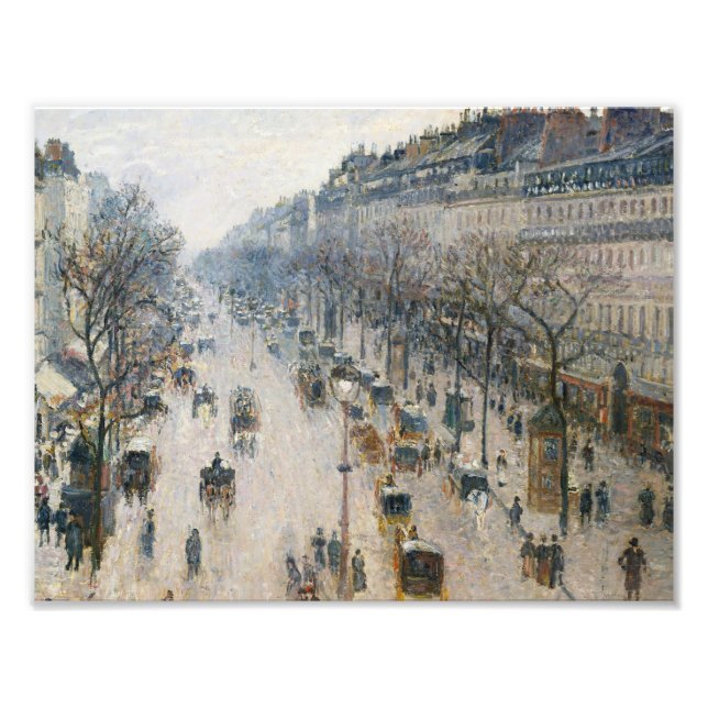 Impression Photo Camille Pissarro - Boulevard Montmartre (Devant)