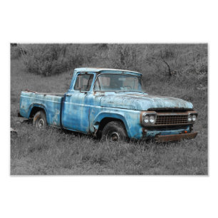 Impression Photo Camion Ford Vintage