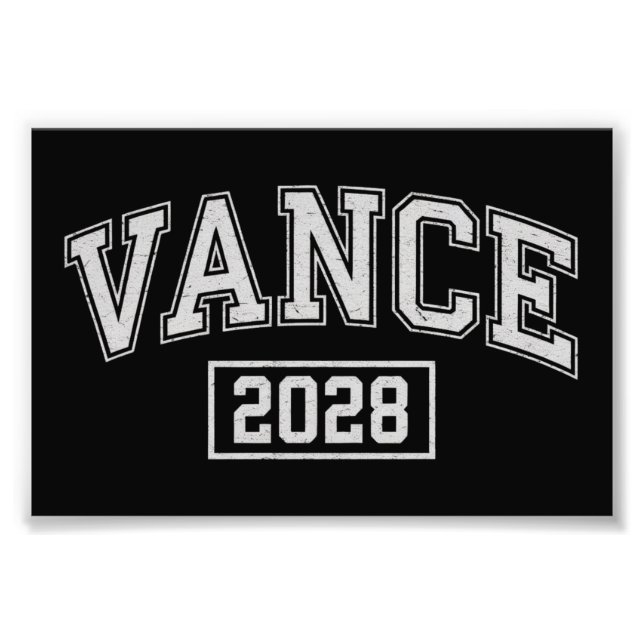 Impression Photo Campagne de l'élection présidentielle de JD Vance  (Devant)