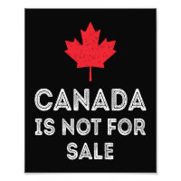 Canada non à vendre - Fière et patriotique